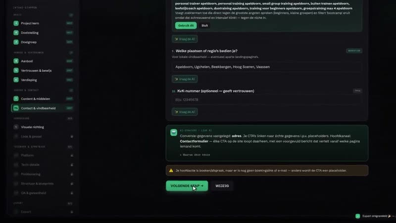 Uit les 4: de intake, je bedrijf in een bouwdossier